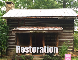 Historic Log Cabin Restoration  Prospect, Virginia